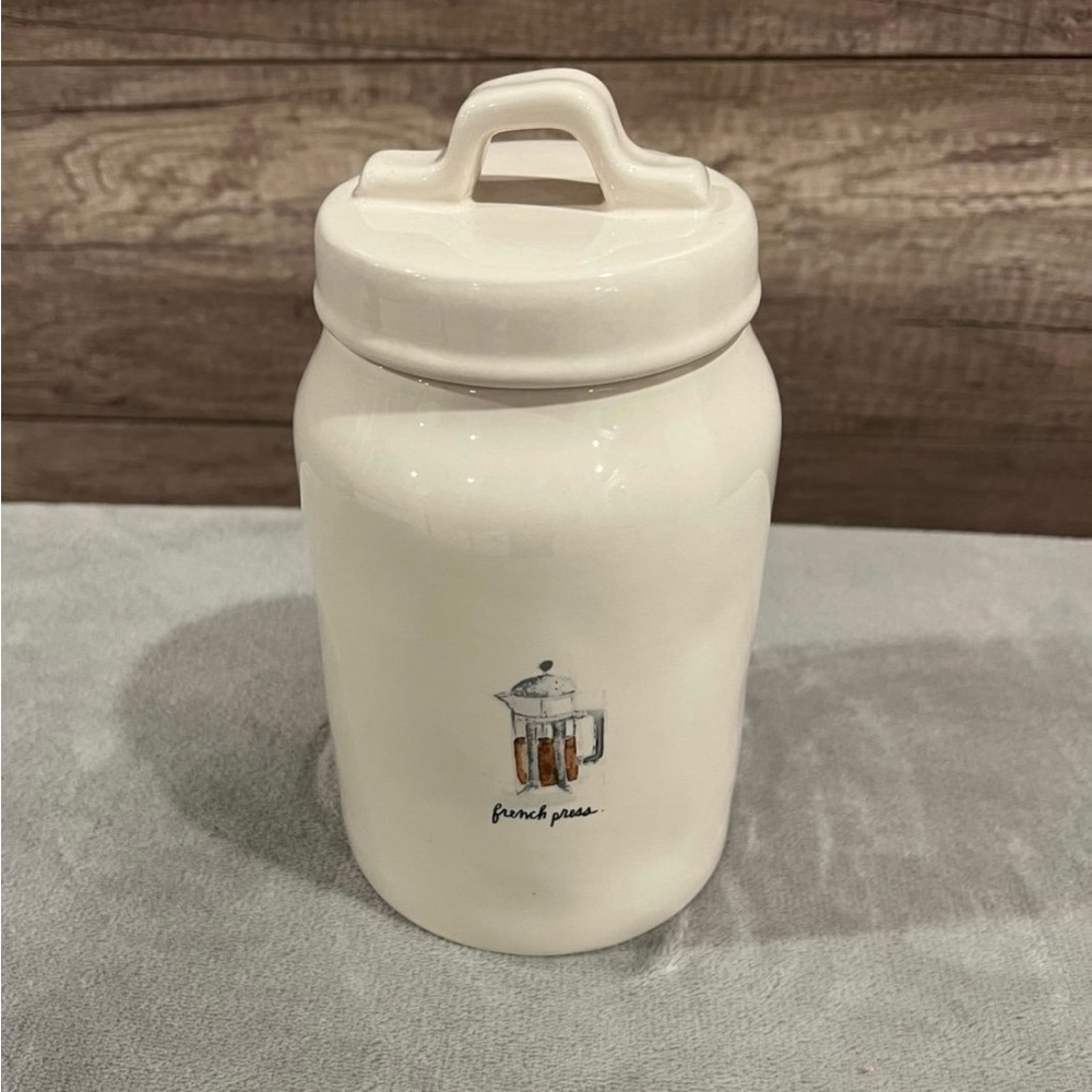 Rae Dunn French Press Canister